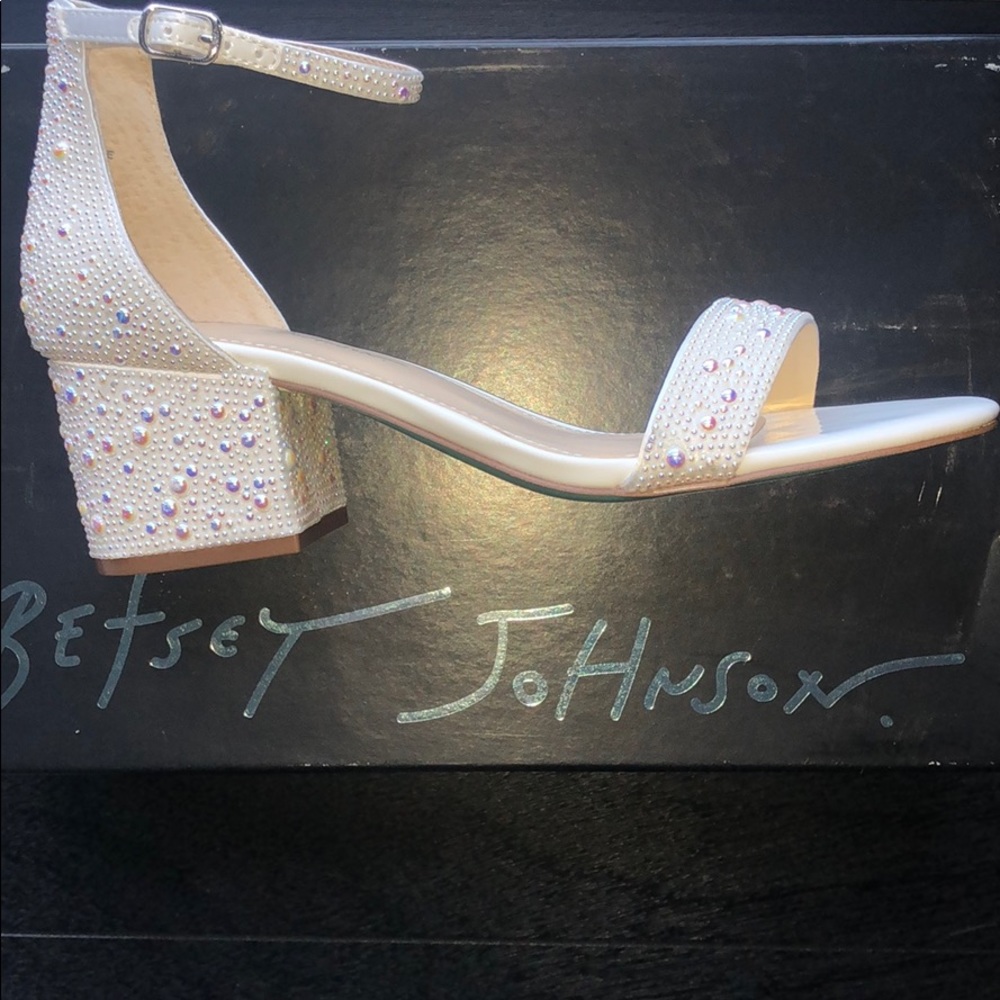 Betsey Johnson Block Heeled Sandal